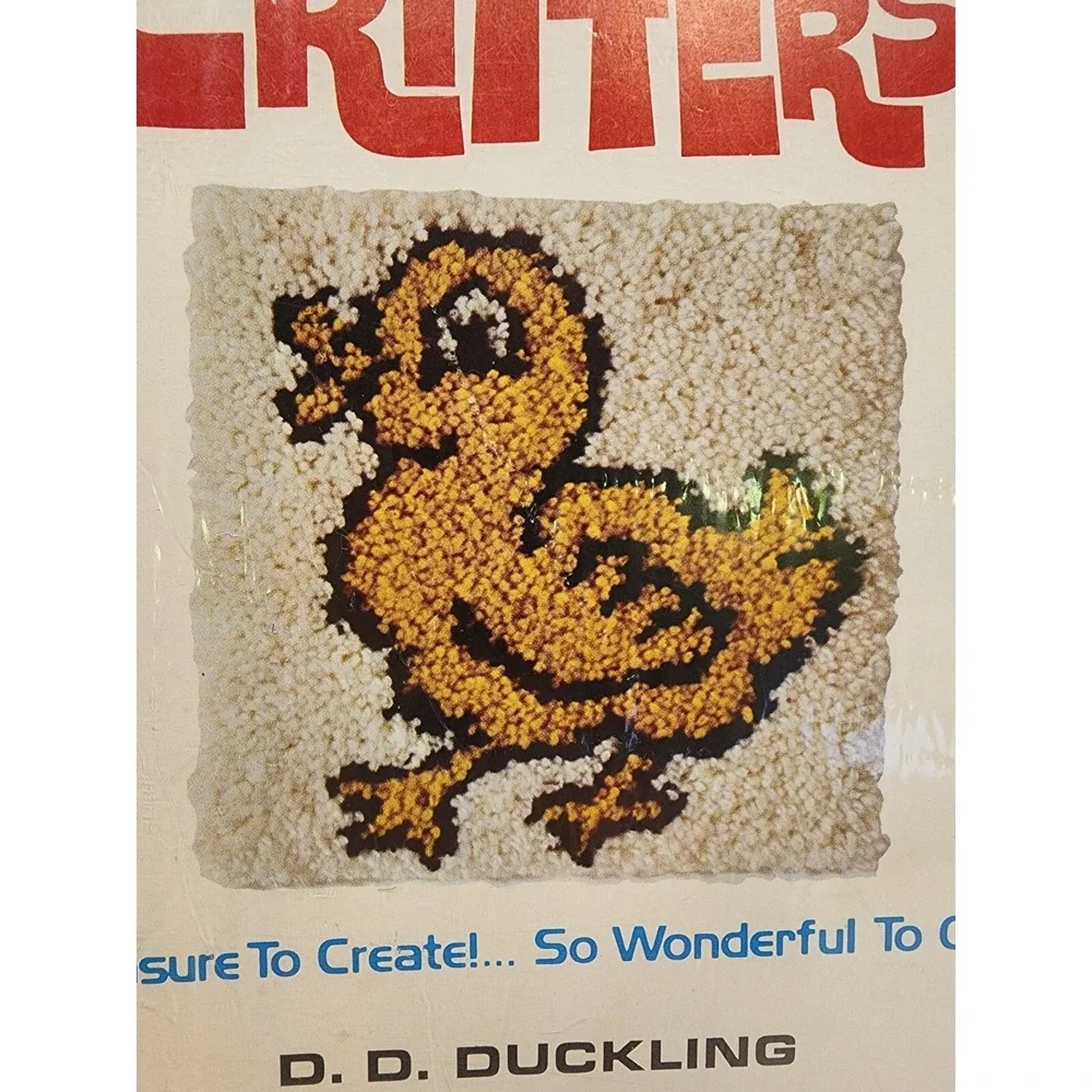 Vintage Spinnerin Latch Hook‎ Rug Kit 9321 D. D. Duckling 12
